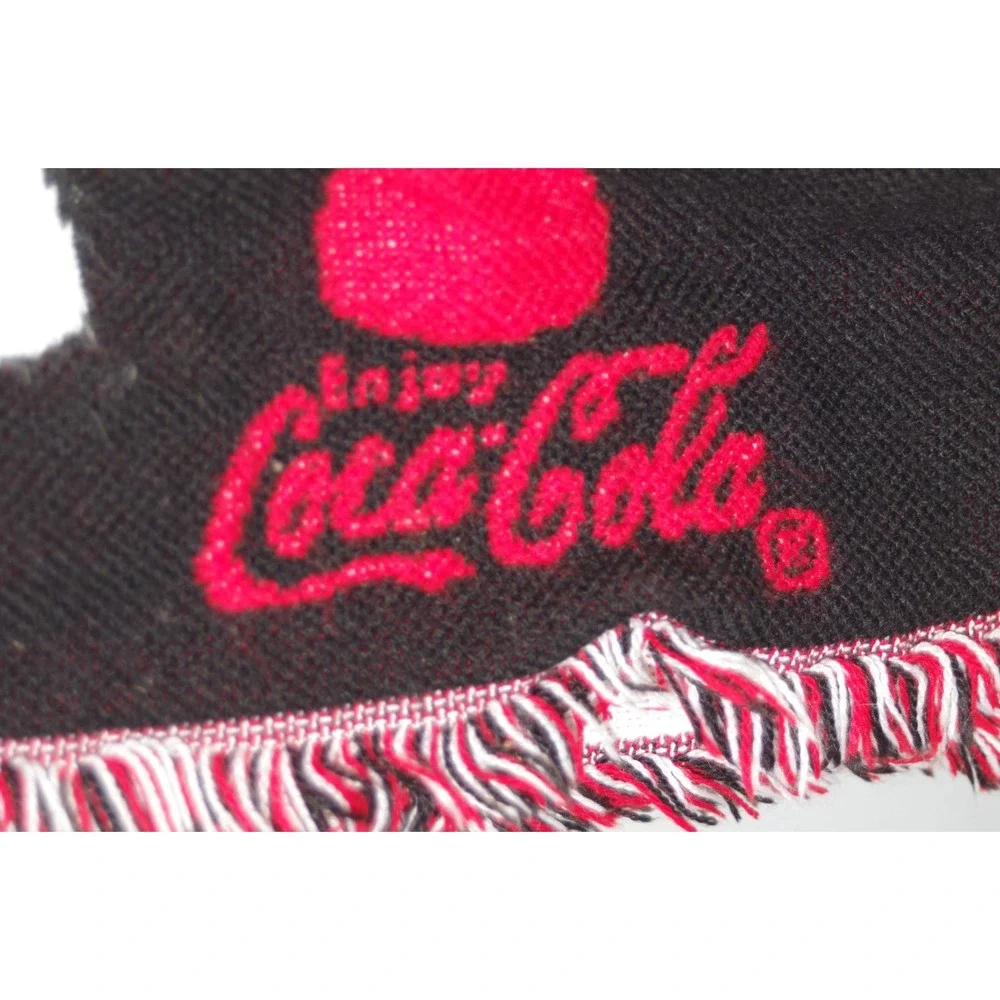 Vintage Coca-Cola‎ Woven Acrylic Coke Throw Blanket USA EUC Northwest Company